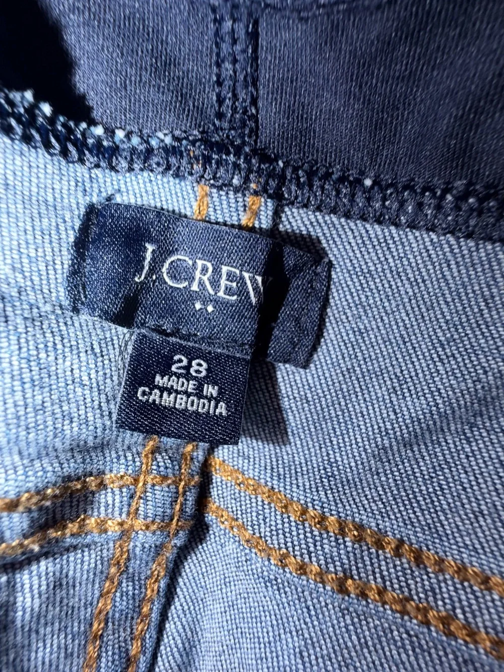 J.Crew Maternity Jeans Size 28 Over the Bump Skinny Stretch Denim
